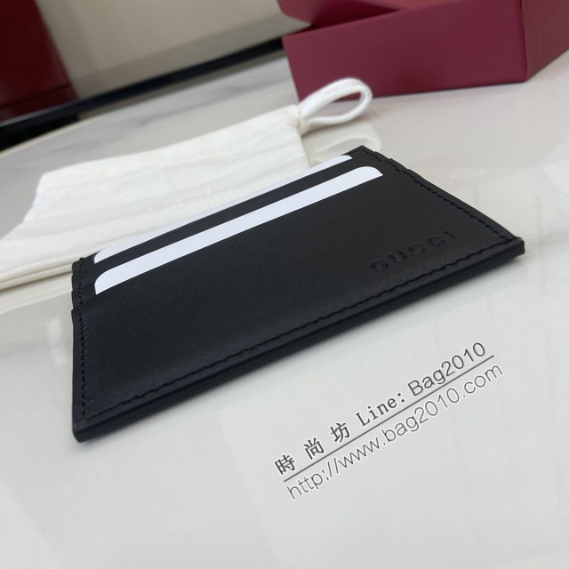Gucci專櫃古馳最新款Emblem系列雙折卡片夾卡包名片夾 jh2603型號：818952